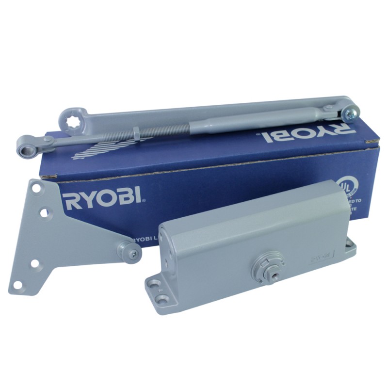 Ryobi 8802P Parallel Arm Silver Surface Mounted Door Closer ≤45kg